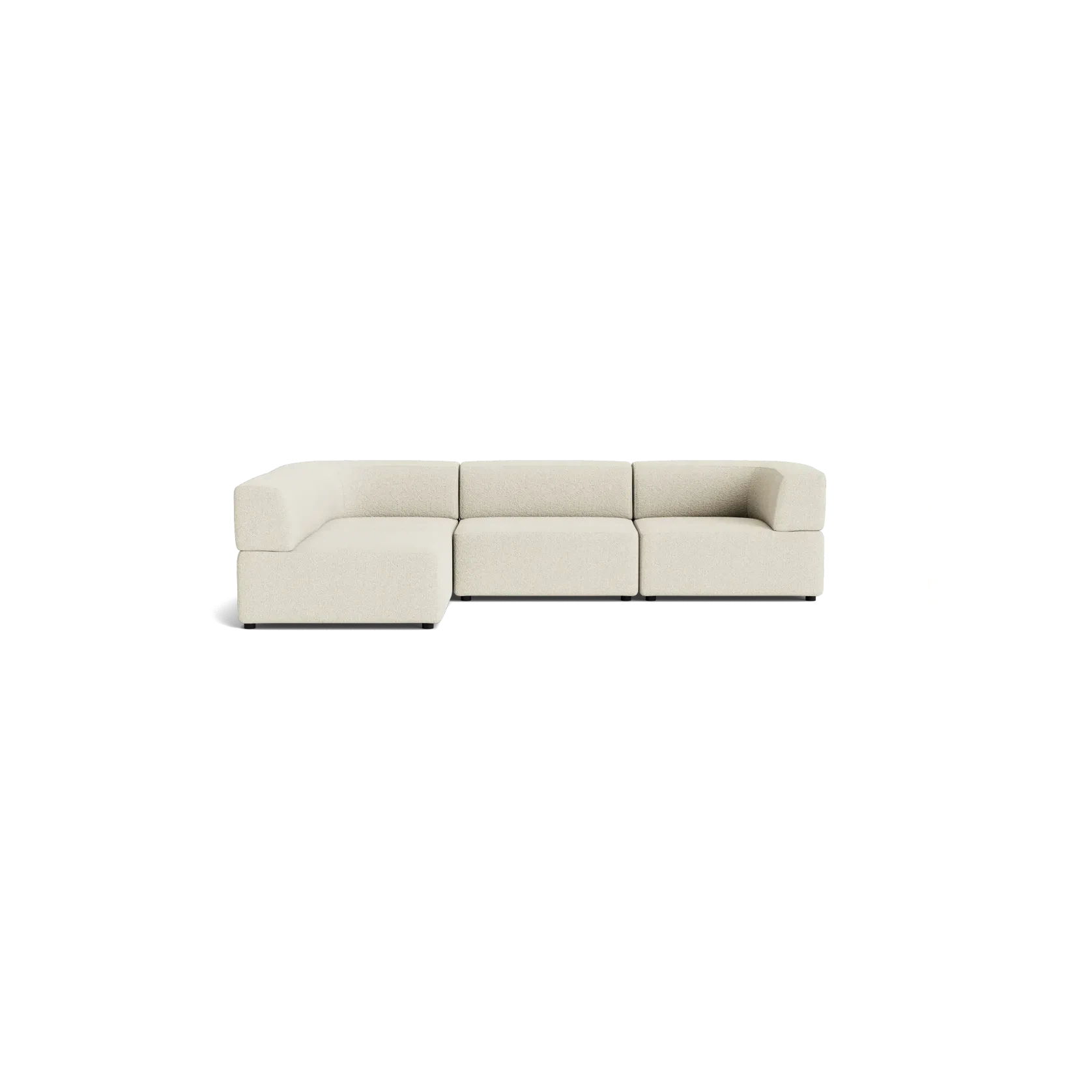 Stretch 4 Seater Open Chaise Sofa - Copenhagen Grey gallery detail image