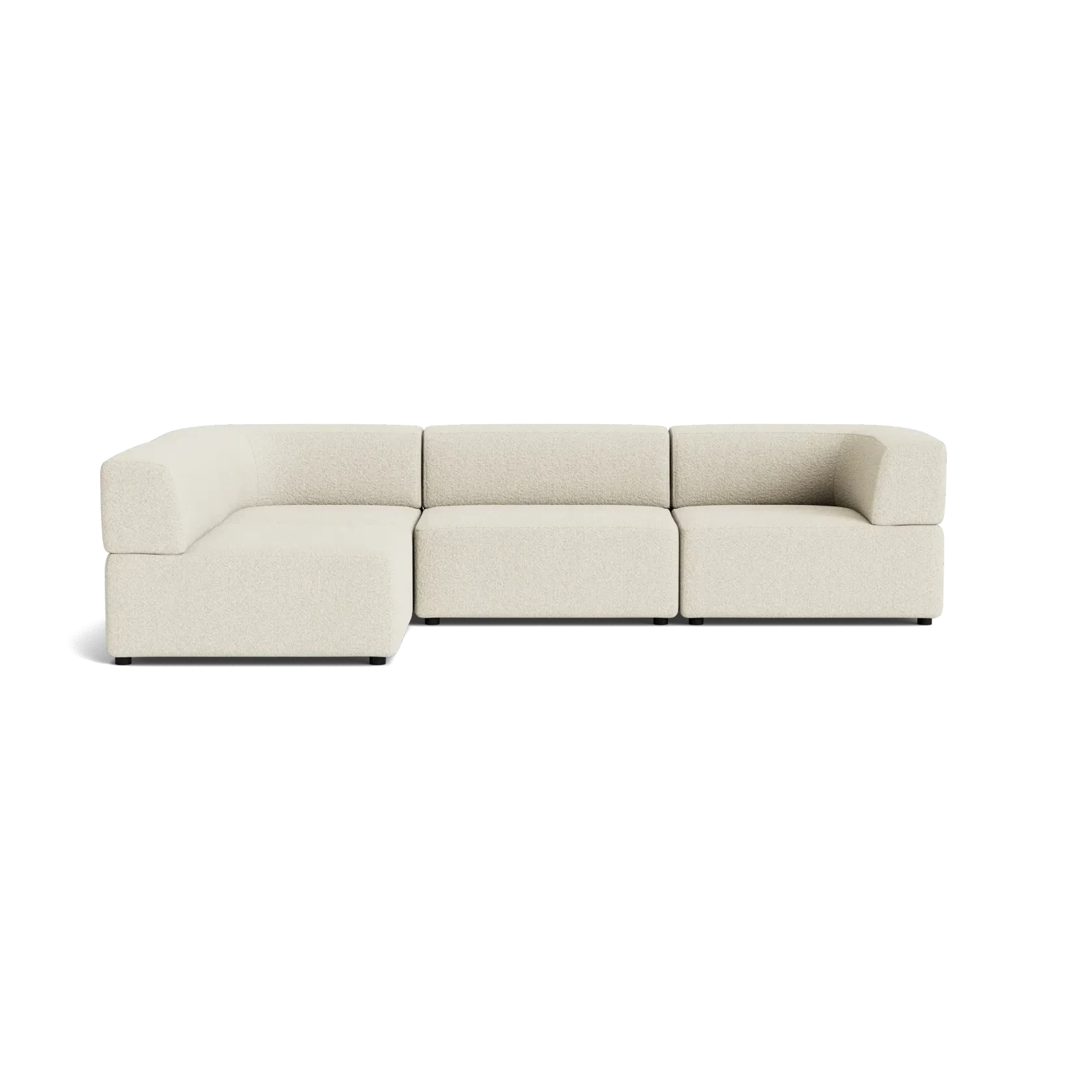 Stretch 4 Seater Open Chaise Sofa - Copenhagen Grey gallery detail image