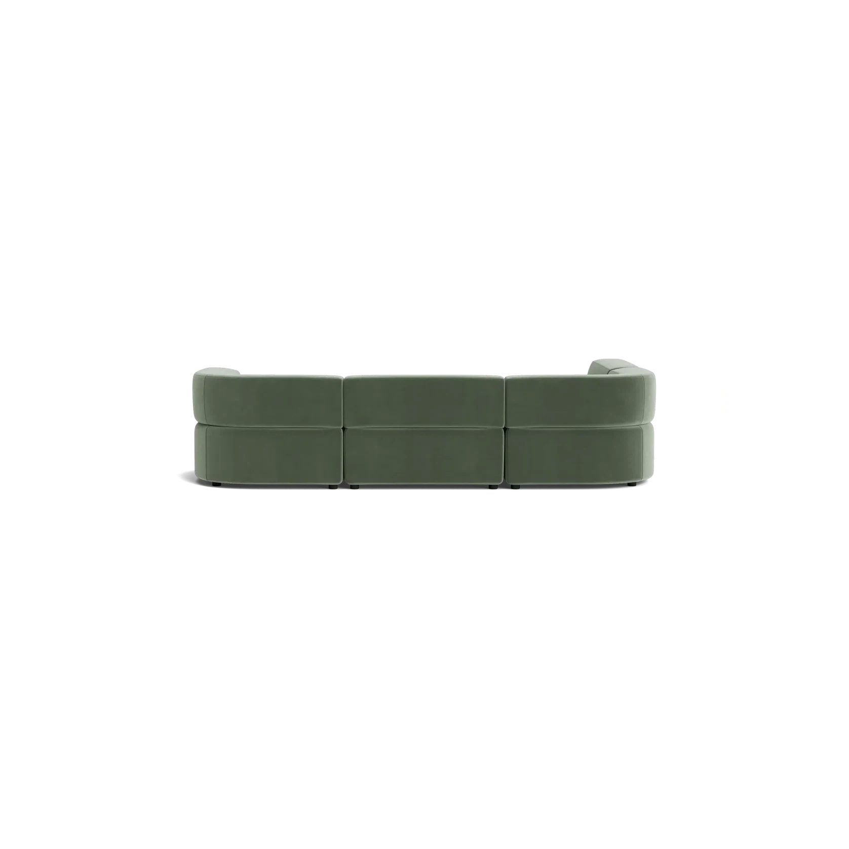 Stretch 4 Seater Open Chaise Sofa - Opal Ocean gallery detail image