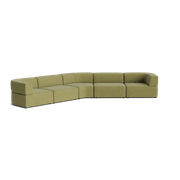 Stretch Large Closed Angle Sofa - Fossil Eucalyptus gallery detail image