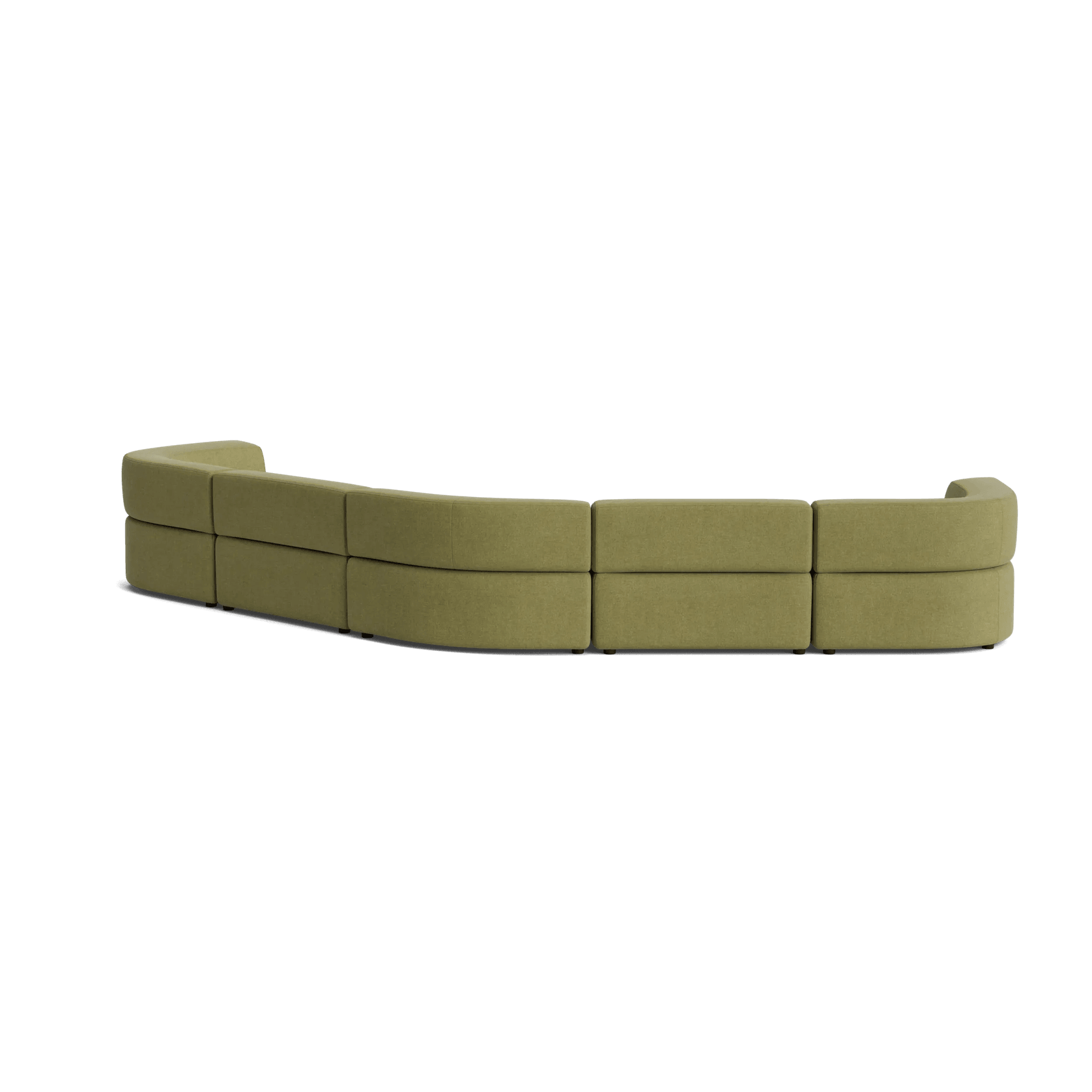 Stretch Large Closed Angle Sofa - Fossil Eucalyptus gallery detail image