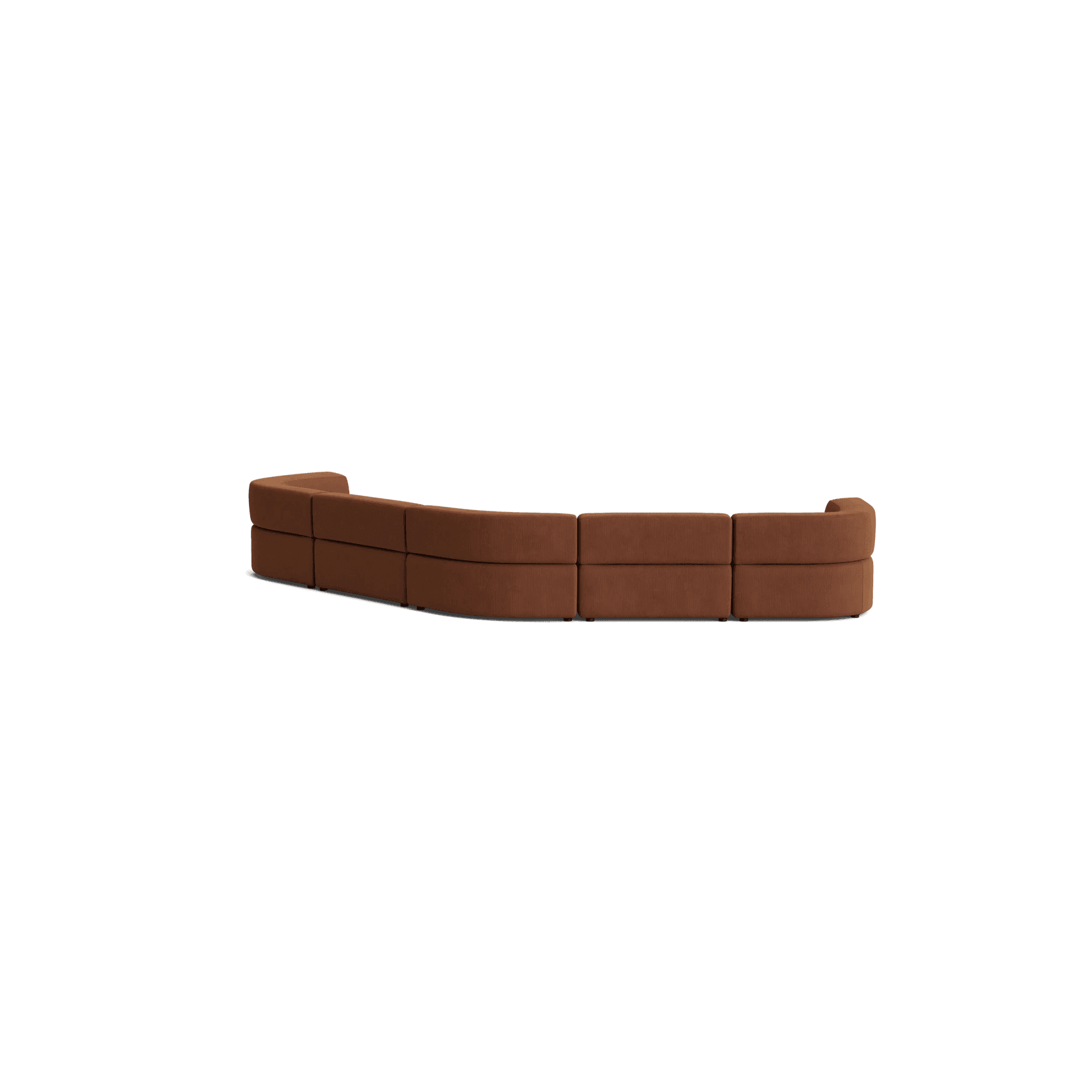 Stretch Large Closed Angle Sofa - Corduroy Cocoa gallery detail image