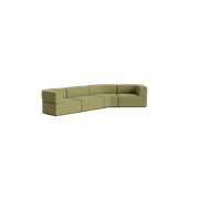 Stretch Closed Angle Sofa - Fossil Eucalyptus gallery detail image