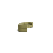 Stretch Closed Angle Sofa - Fossil Eucalyptus gallery detail image