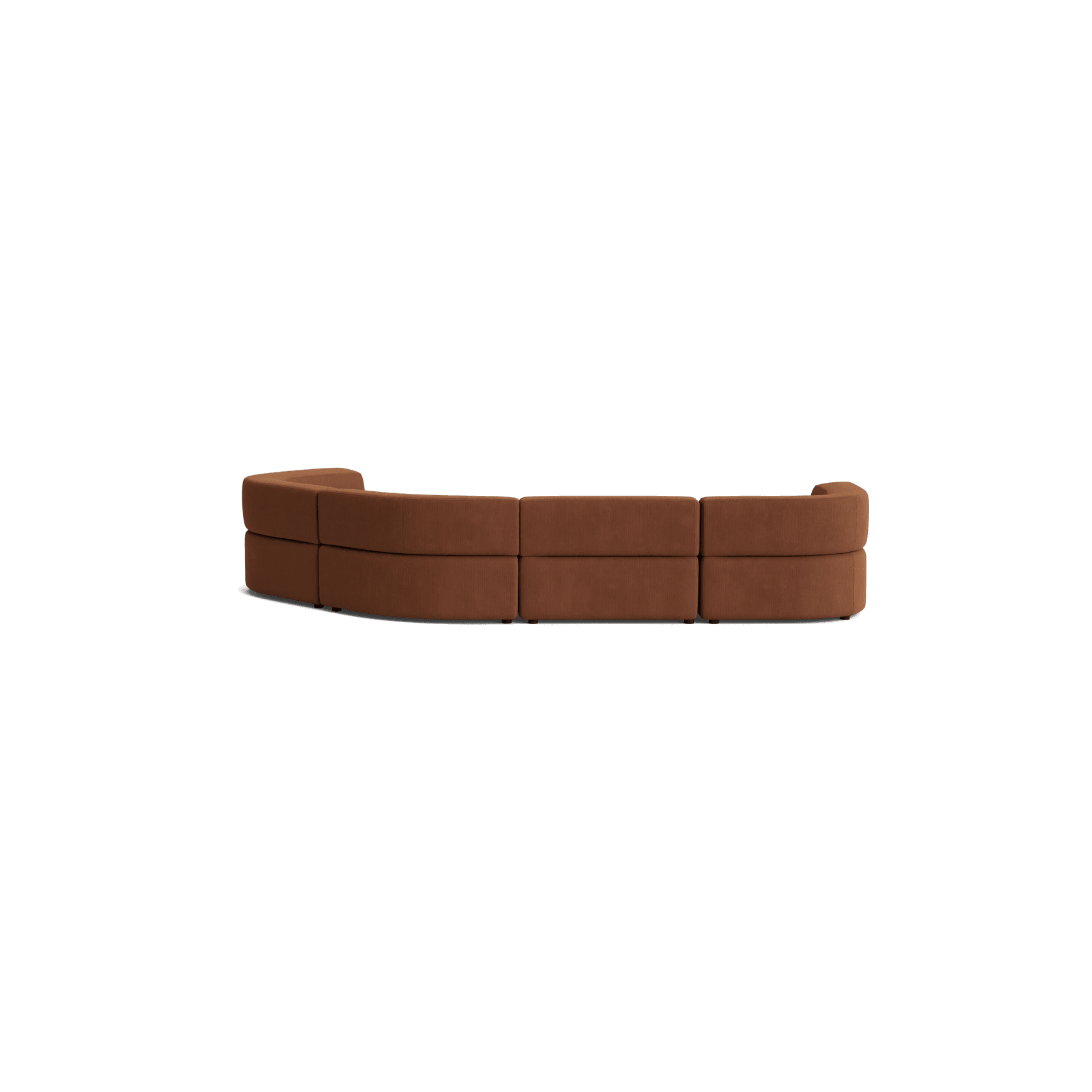 Stretch Closed Angle Sofa - Corduroy Cocoa gallery detail image