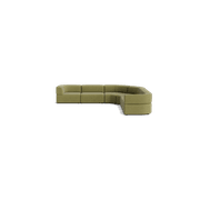 Stretch Large Angled Corner Sofa - Fossil Eucalyptus gallery detail image