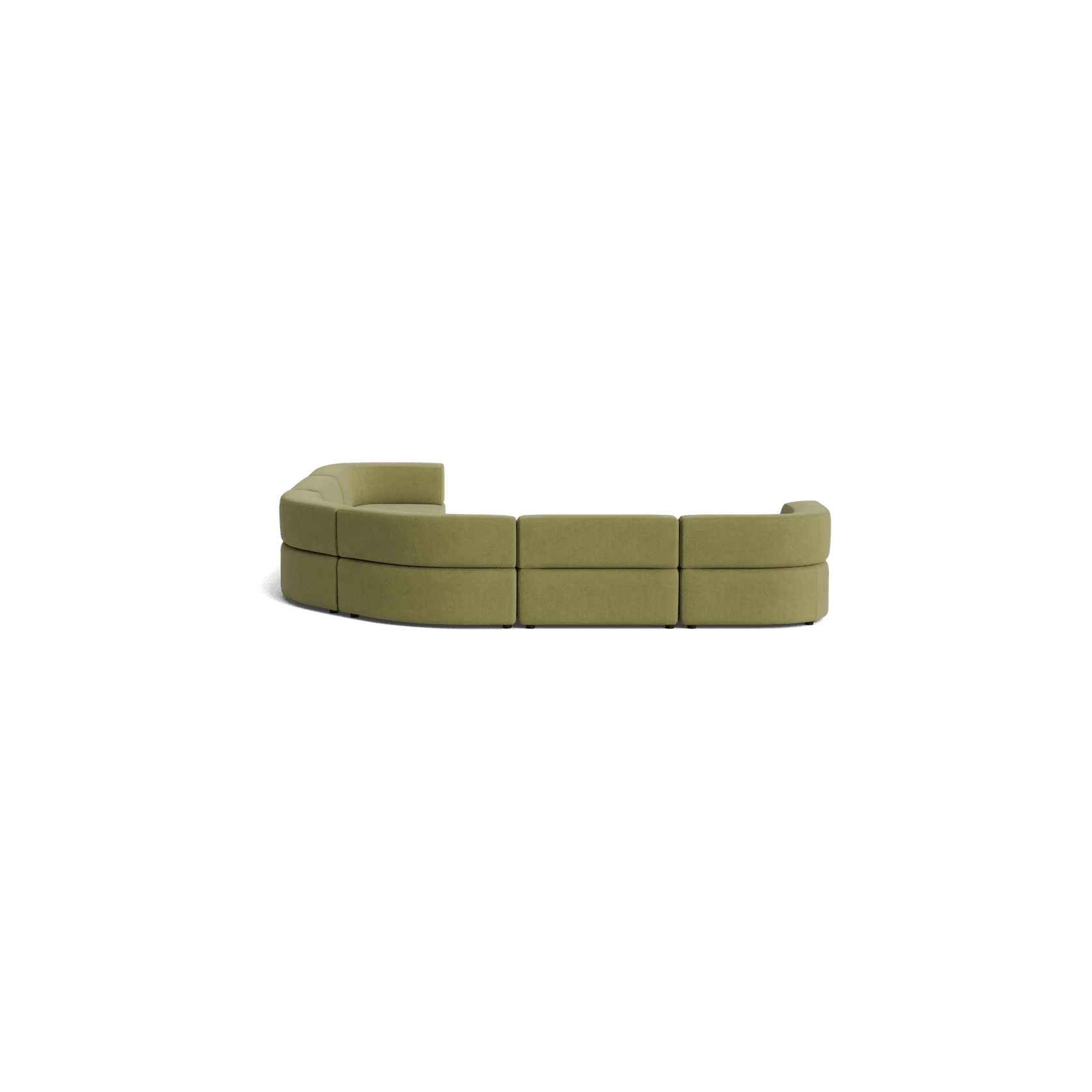 Stretch Large Angled Corner Sofa - Fossil Eucalyptus gallery detail image