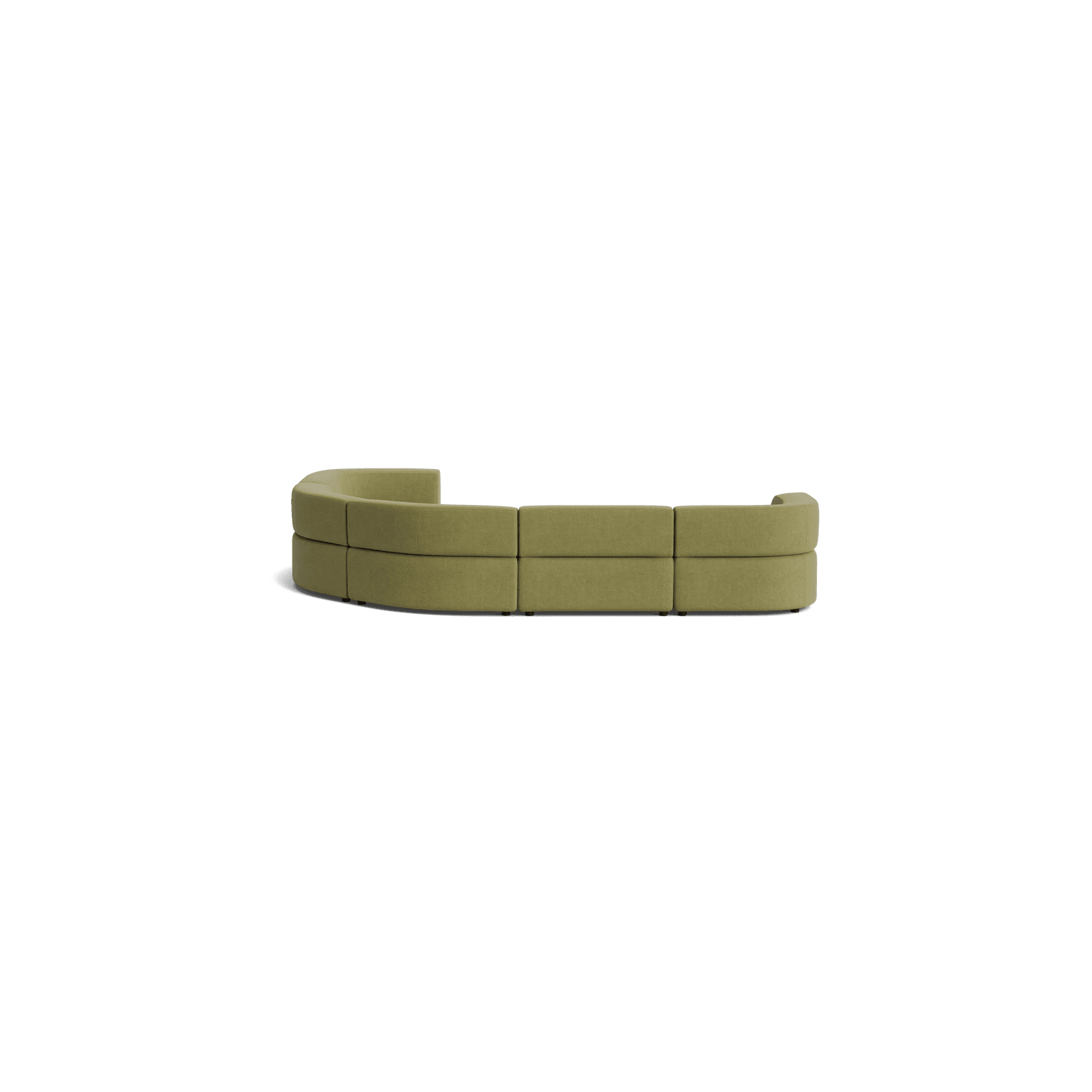 Stretch Angled Corner Sofa - Fossil Eucalyptus gallery detail image