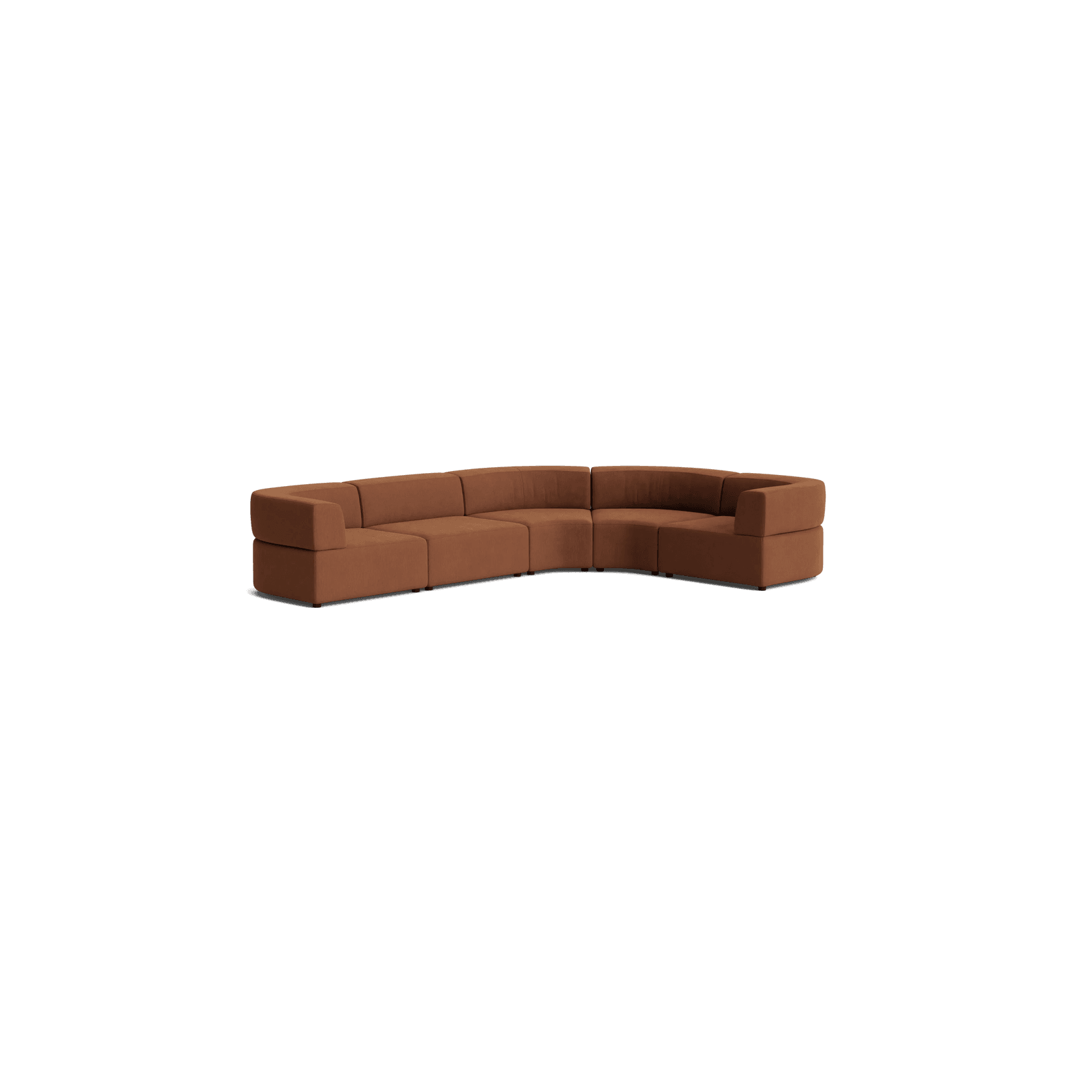 Stretch Angled Corner Sofa - Corduroy Cocoa gallery detail image