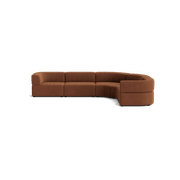 Stretch Angled Corner Sofa - Corduroy Cocoa gallery detail image