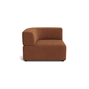 Stretch Corner Module - Corduroy Cocoa gallery detail image