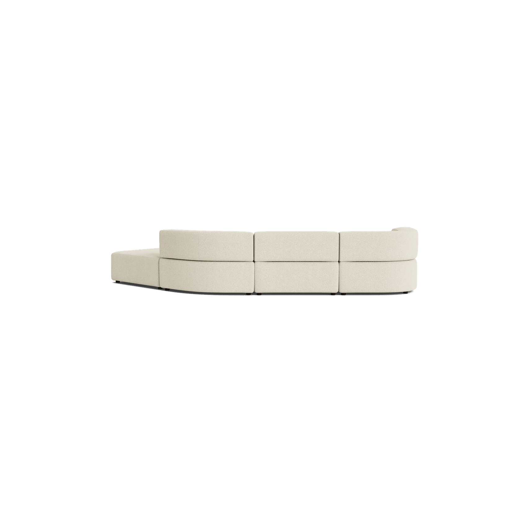 Stretch Open Angled Sofa - Copenhagen Grey gallery detail image