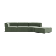 Stretch Open Angled Sofa - Opal Ocean gallery detail image