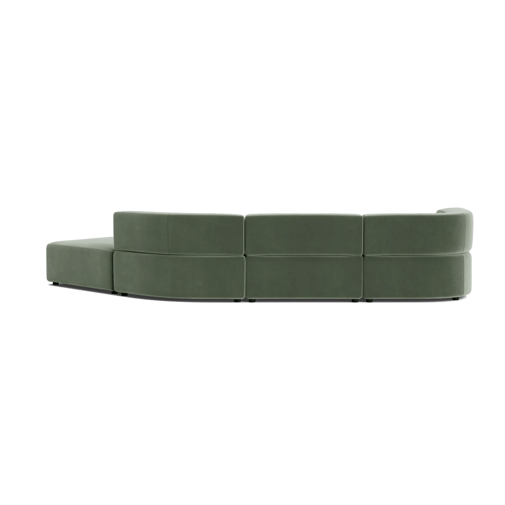 Stretch Open Angled Sofa - Opal Ocean gallery detail image
