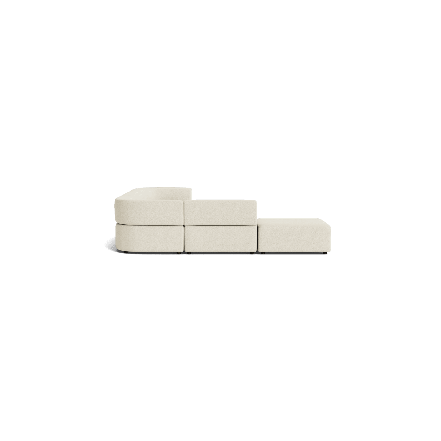 Stretch Open Corner Sofa - Copenhagen Grey gallery detail image