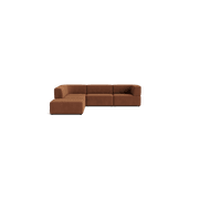 Stretch Open Corner Sofa - Corduroy Cocoa gallery detail image