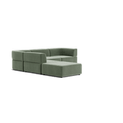 Stretch Open Corner Sofa - Opal Ocean gallery detail image