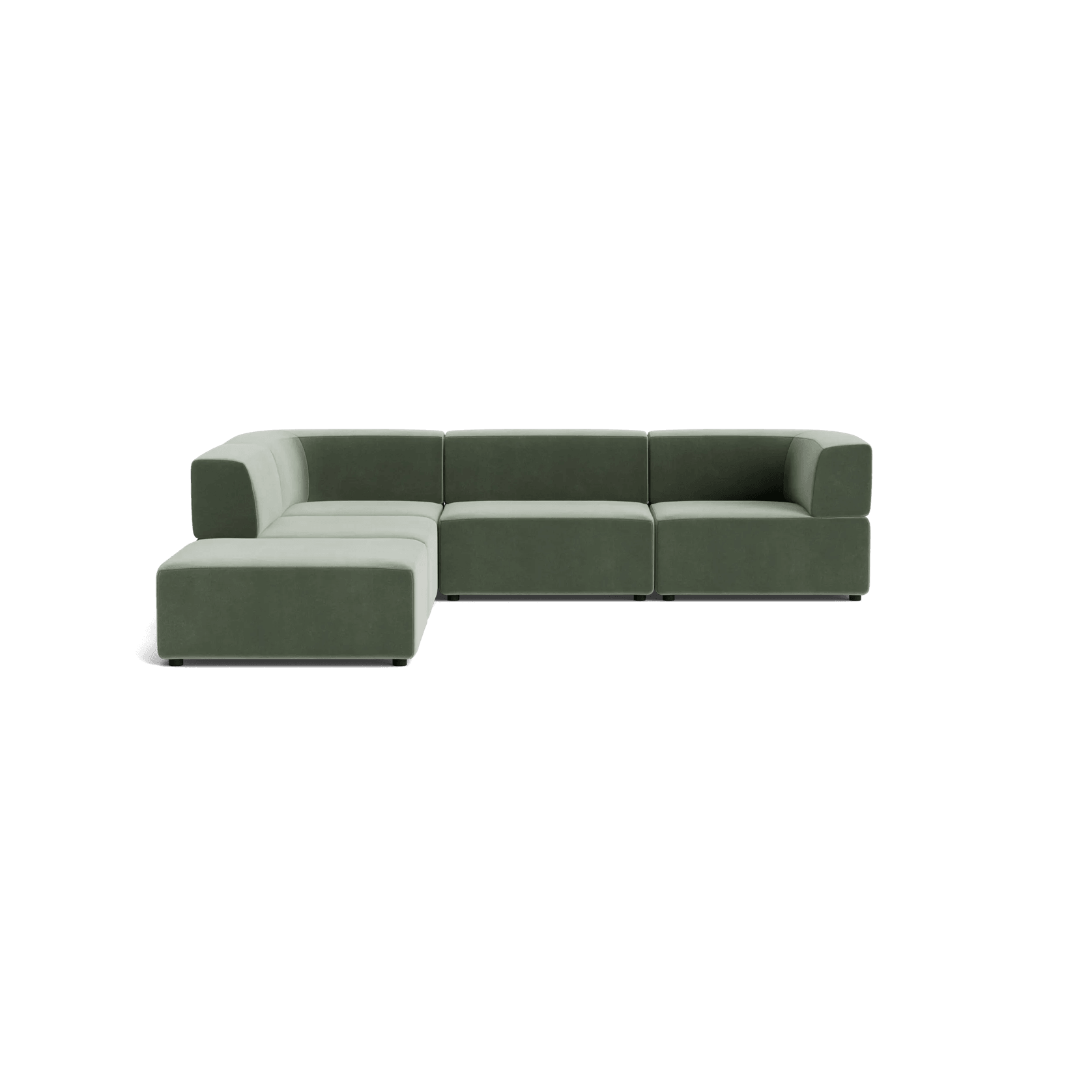 Stretch Open Corner Sofa - Opal Ocean gallery detail image