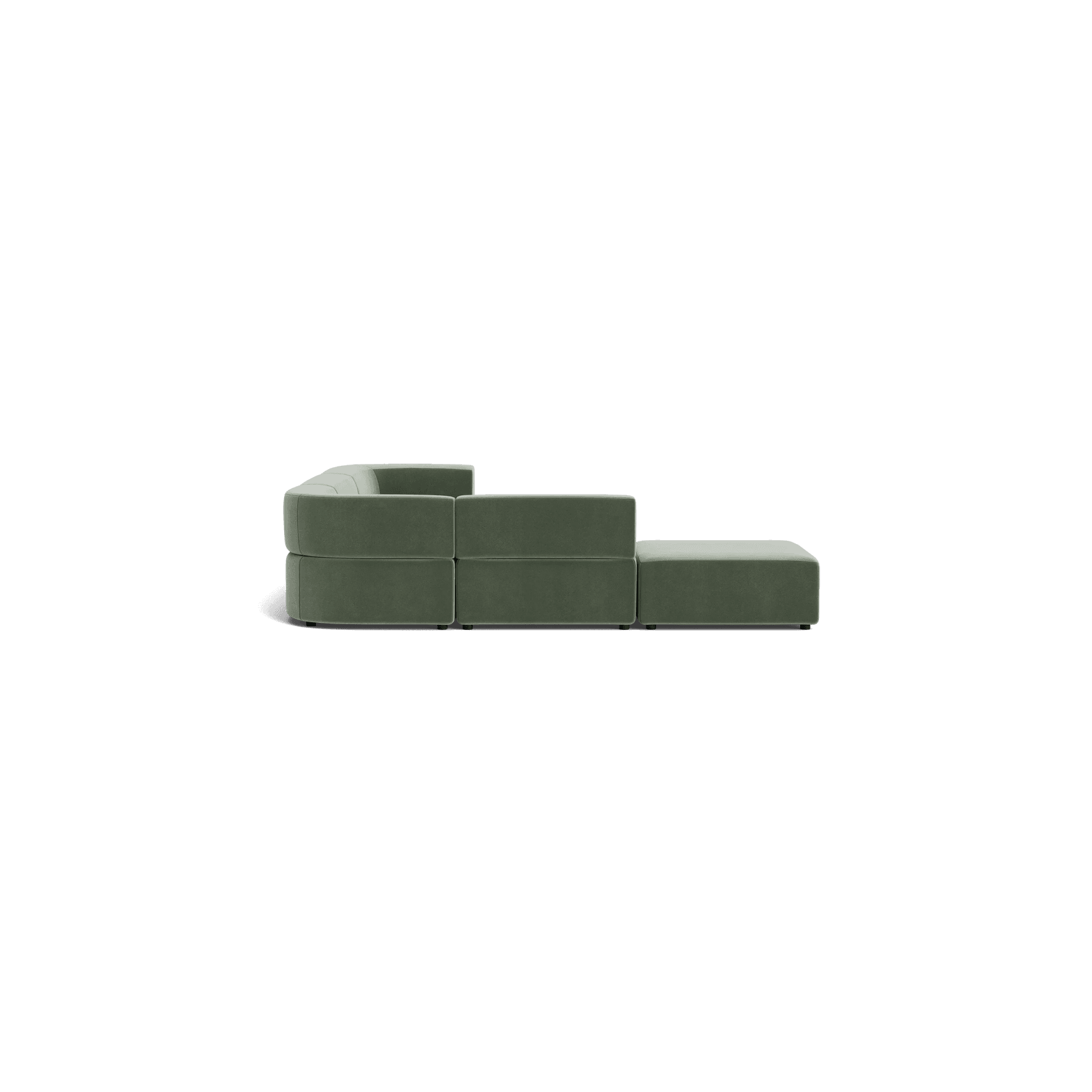 Stretch Open Corner Sofa - Opal Ocean gallery detail image