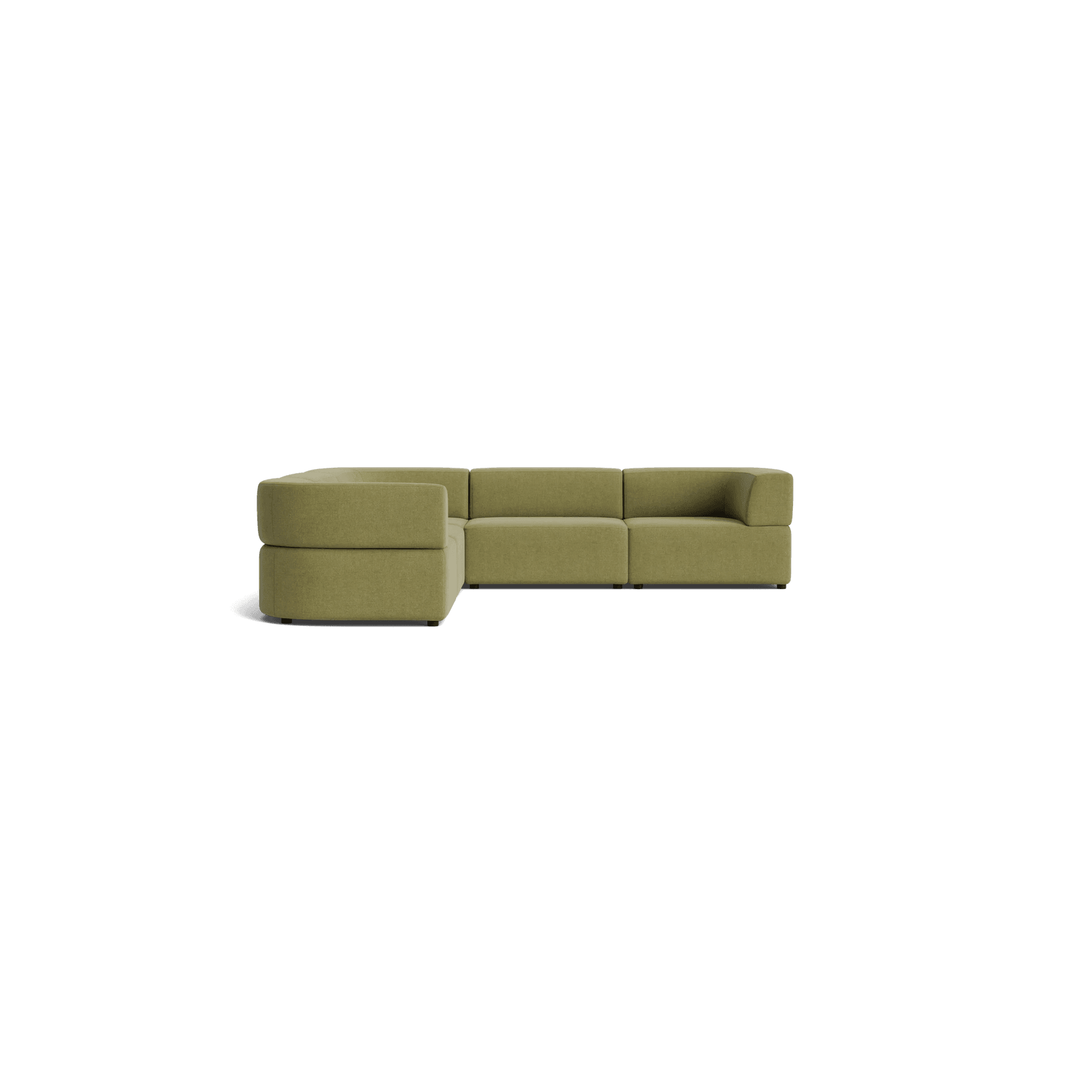 Stretch Corner Sofa - Fossil Eucalyptus gallery detail image