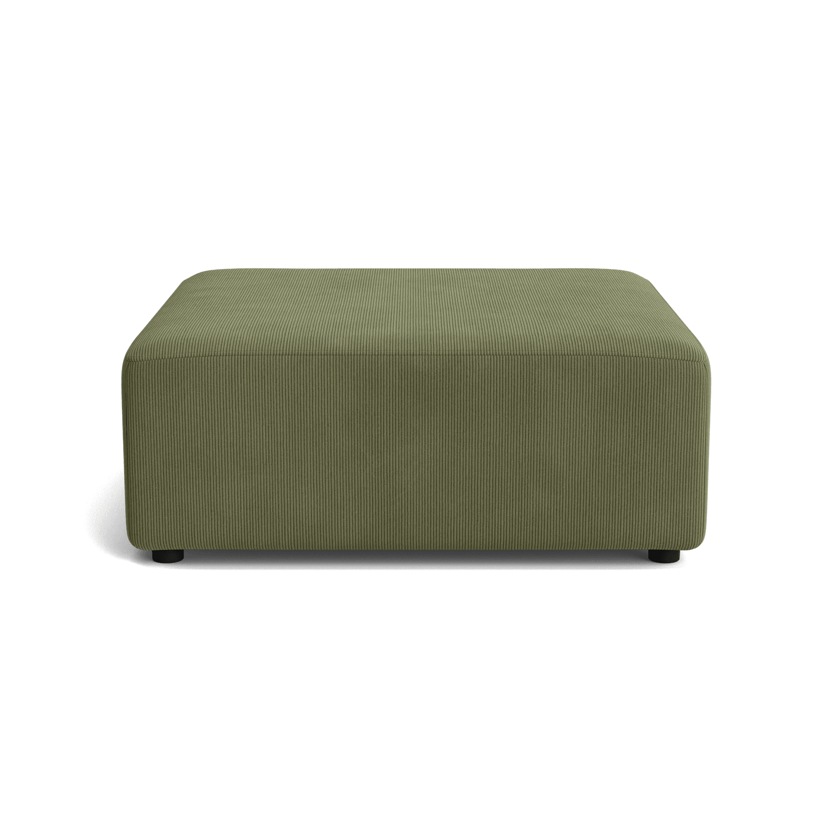 Stretch Ottoman - Corduroy Forest gallery detail image