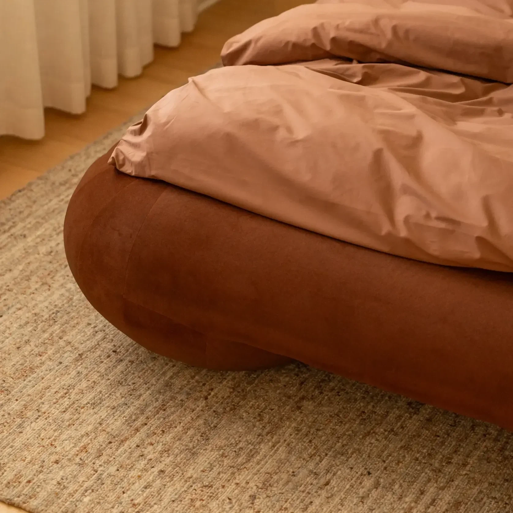 Lune King Bed - Eden Brick gallery detail image