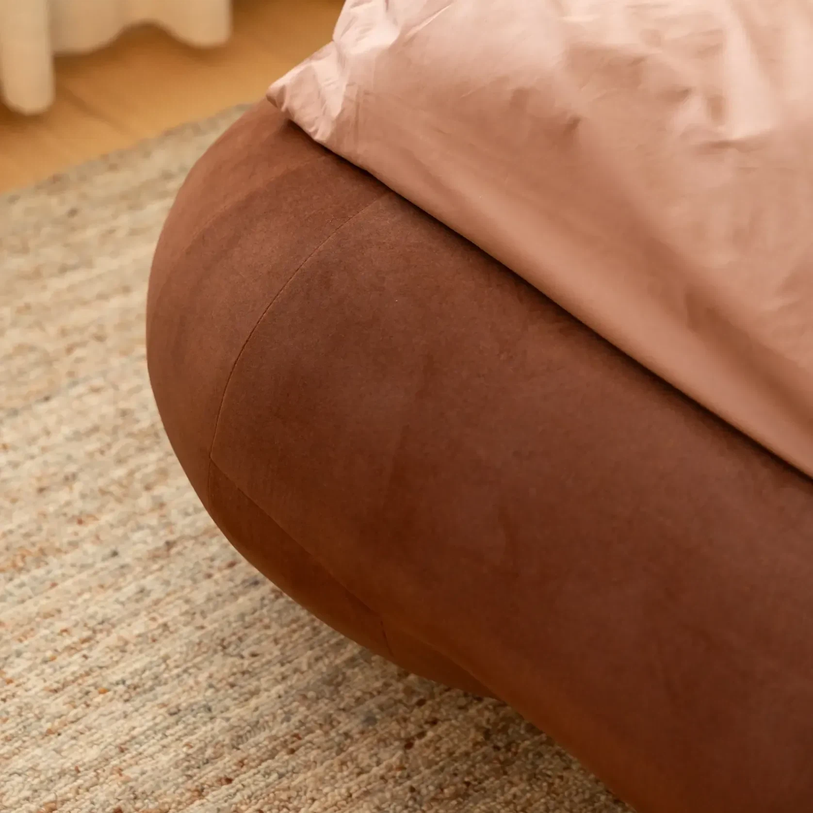 Lune King Bed - Eden Brick gallery detail image