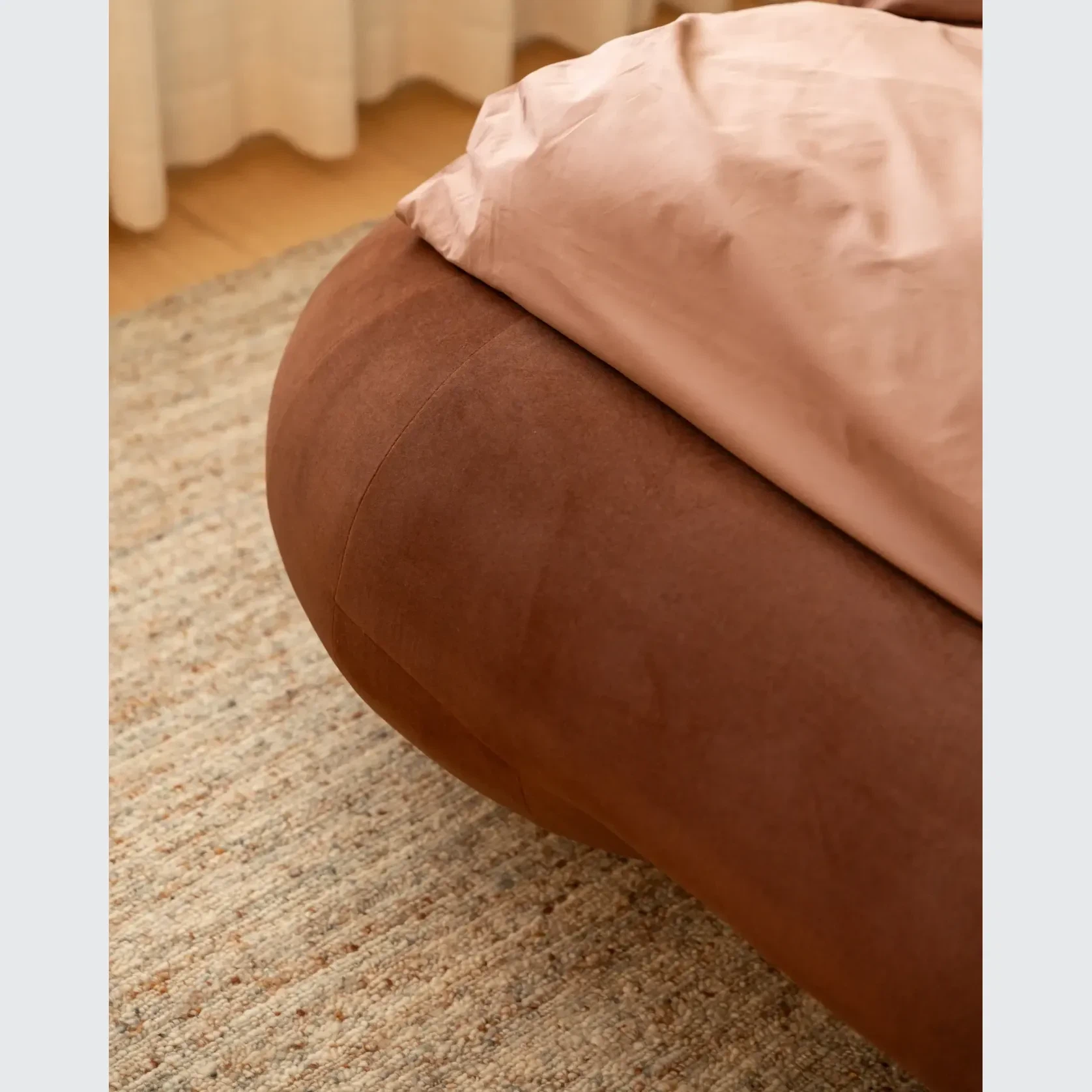 Lune King Bed - Eden Brick gallery detail image