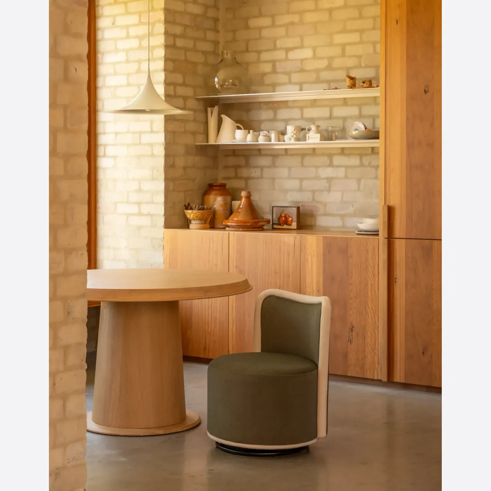 Follow Swivel Armchair - Eden Leaf gallery detail image