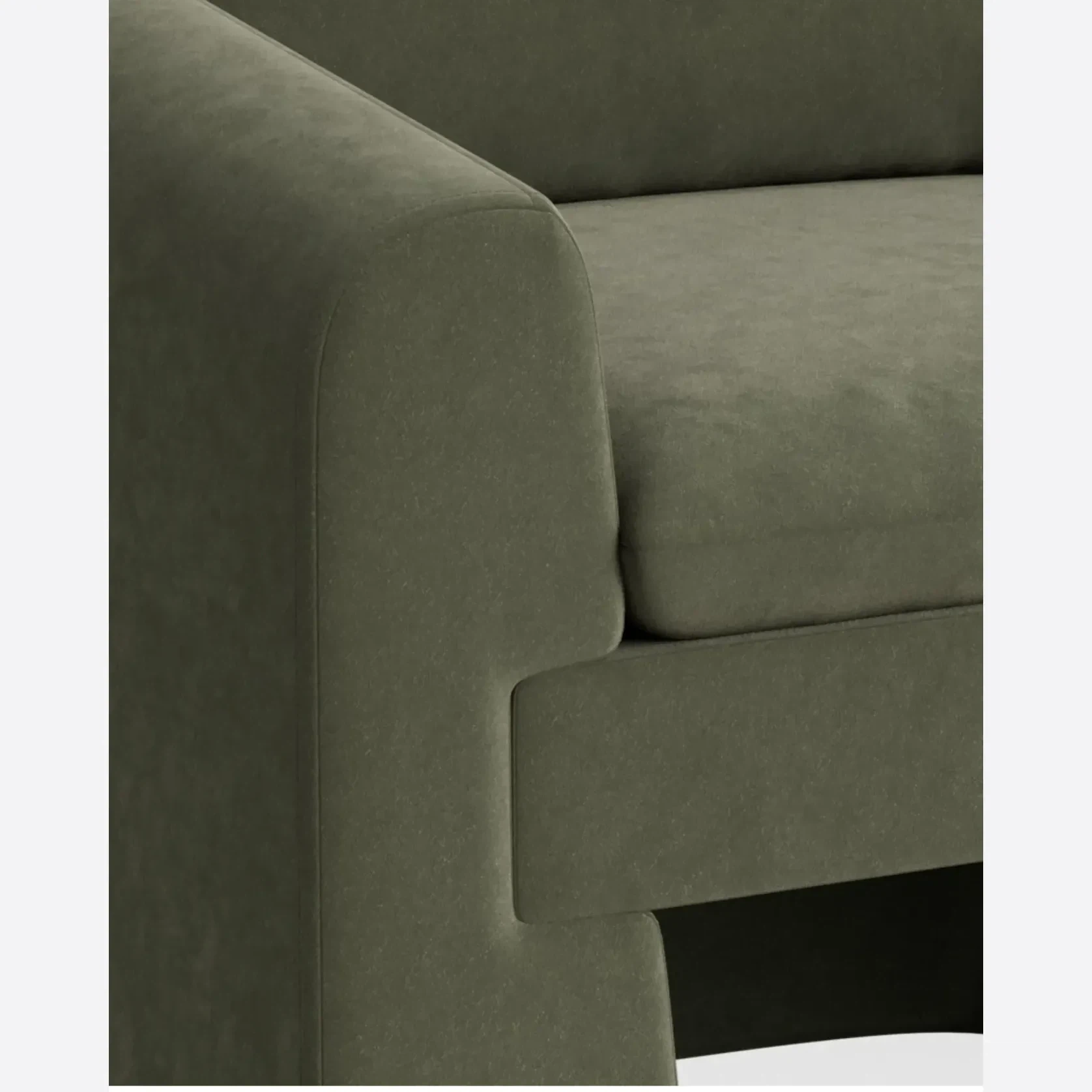 Crest Armchair - Eden Leaf gallery detail image