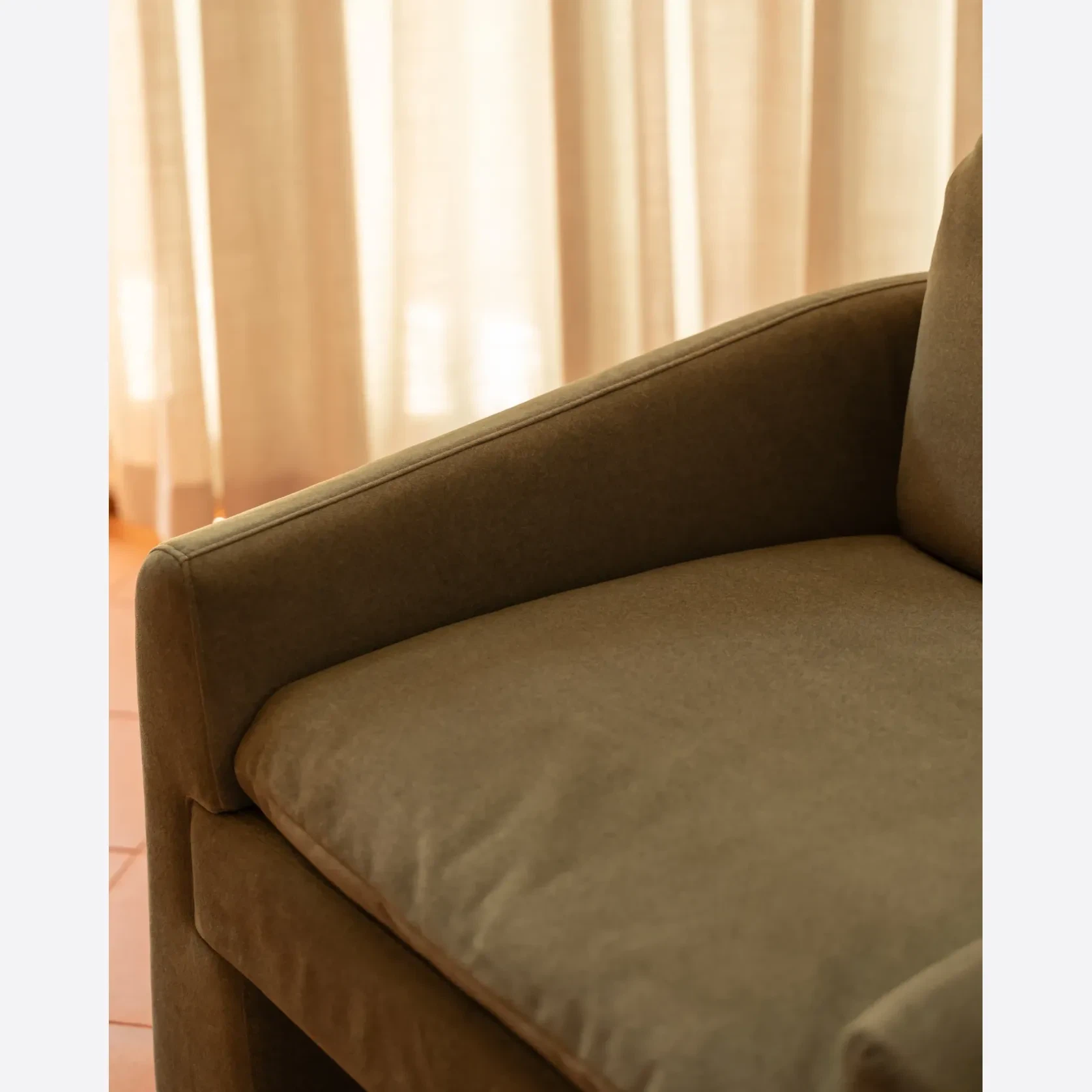 Crest Armchair - Eden Leaf gallery detail image