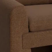 Crest Armchair - Fossil Chocolate gallery detail image