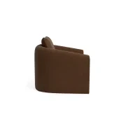 Crest Armchair - Fossil Chocolate gallery detail image