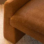Crest Armchair - Fossil Chocolate gallery detail image
