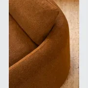 Crest Armchair - Fossil Chocolate gallery detail image