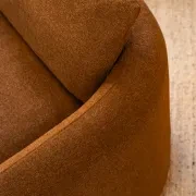 Crest Armchair - Fossil Chocolate gallery detail image