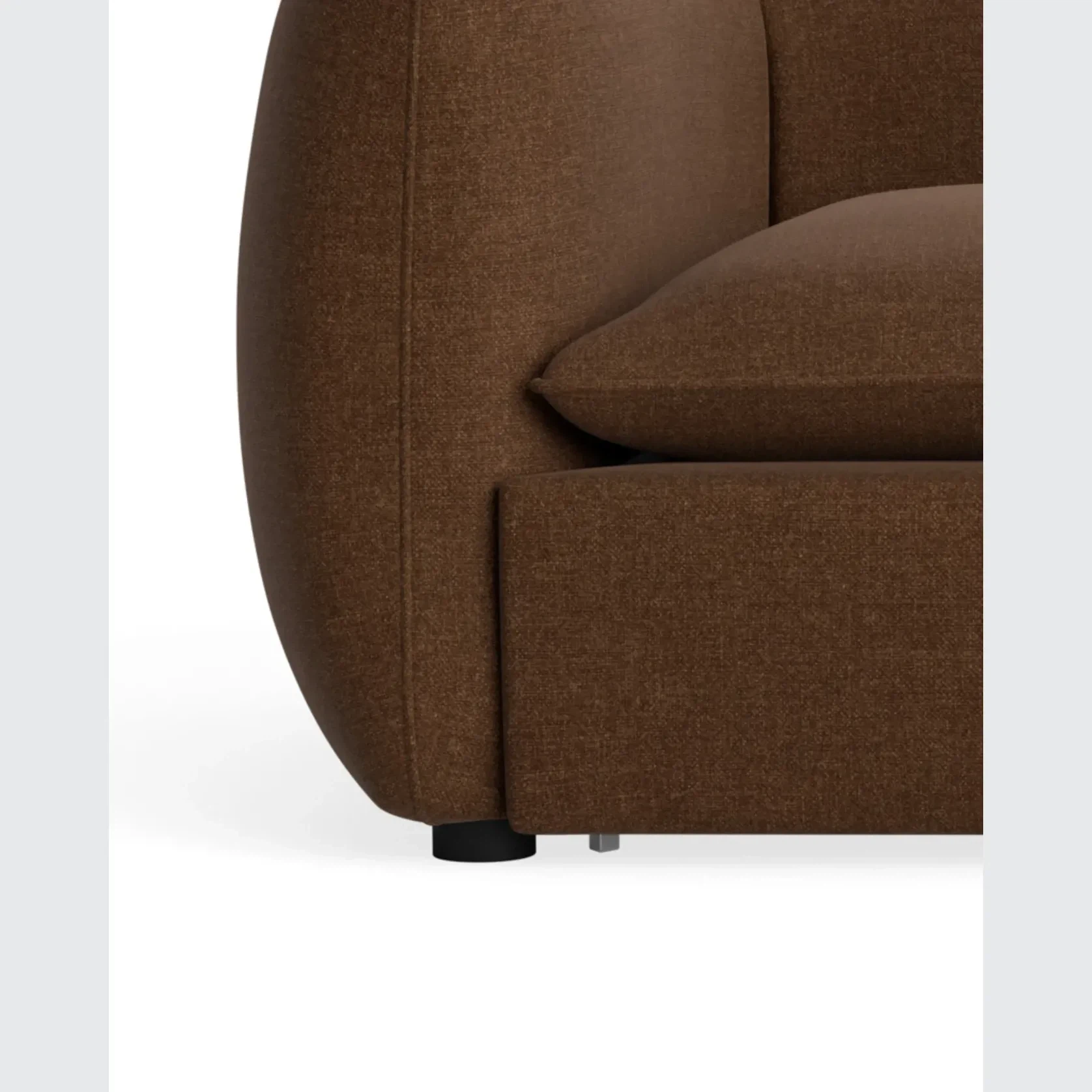Muro 3 Seater Sofa - Fossil Chocolate gallery detail image