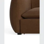 Muro 3 Seater Sofa - Fossil Chocolate gallery detail image