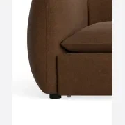 Muro 3 Seater Sofa - Fossil Chocolate gallery detail image