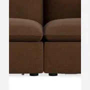 Muro 3 Seater Sofa - Fossil Chocolate gallery detail image