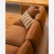 Muro 3 Seater Sofa - Fossil Chocolate gallery detail image