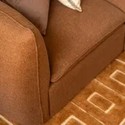 Muro 3 Seater Sofa - Fossil Chocolate gallery detail image