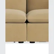 Muro 3 Seater Sofa - Silas Honey gallery detail image