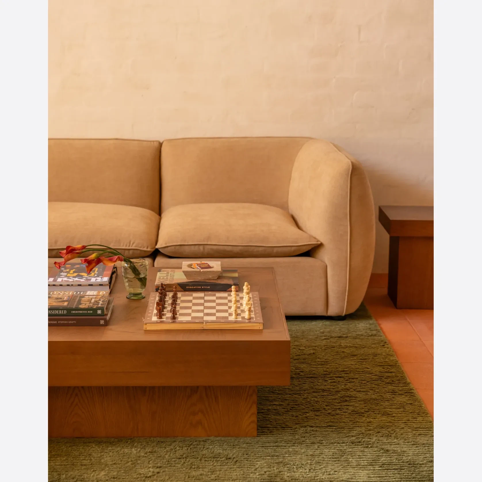 Muro 3 Seater Sofa - Silas Honey gallery detail image