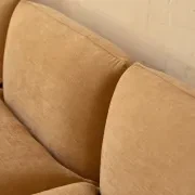 Muro 4 Seater Chaise Sofa - Silas Honey gallery detail image