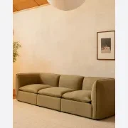 Muro 4 Seater Sofa - Fossil Eucalyptus gallery detail image
