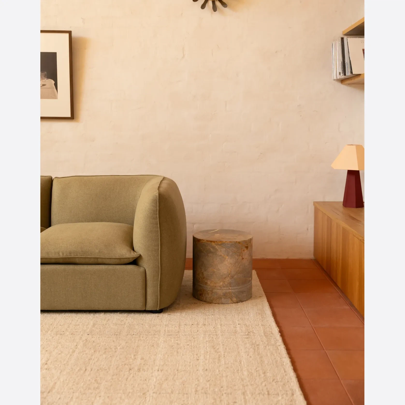 Muro 4 Seater Sofa - Fossil Eucalyptus gallery detail image