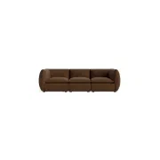 Muro 4 Seater Sofa - Fossil Chocolate gallery detail image