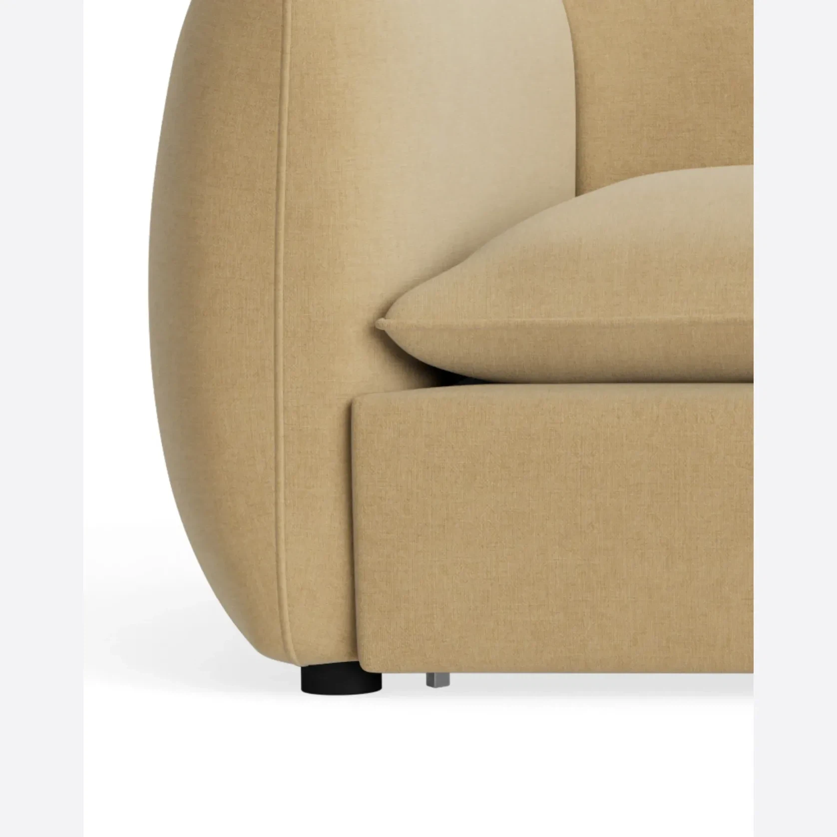 Muro 4 Seater Sofa - Silas Honey gallery detail image