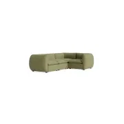 Muro Closed Chaise Sofa - Fossil Eucalyptus gallery detail image